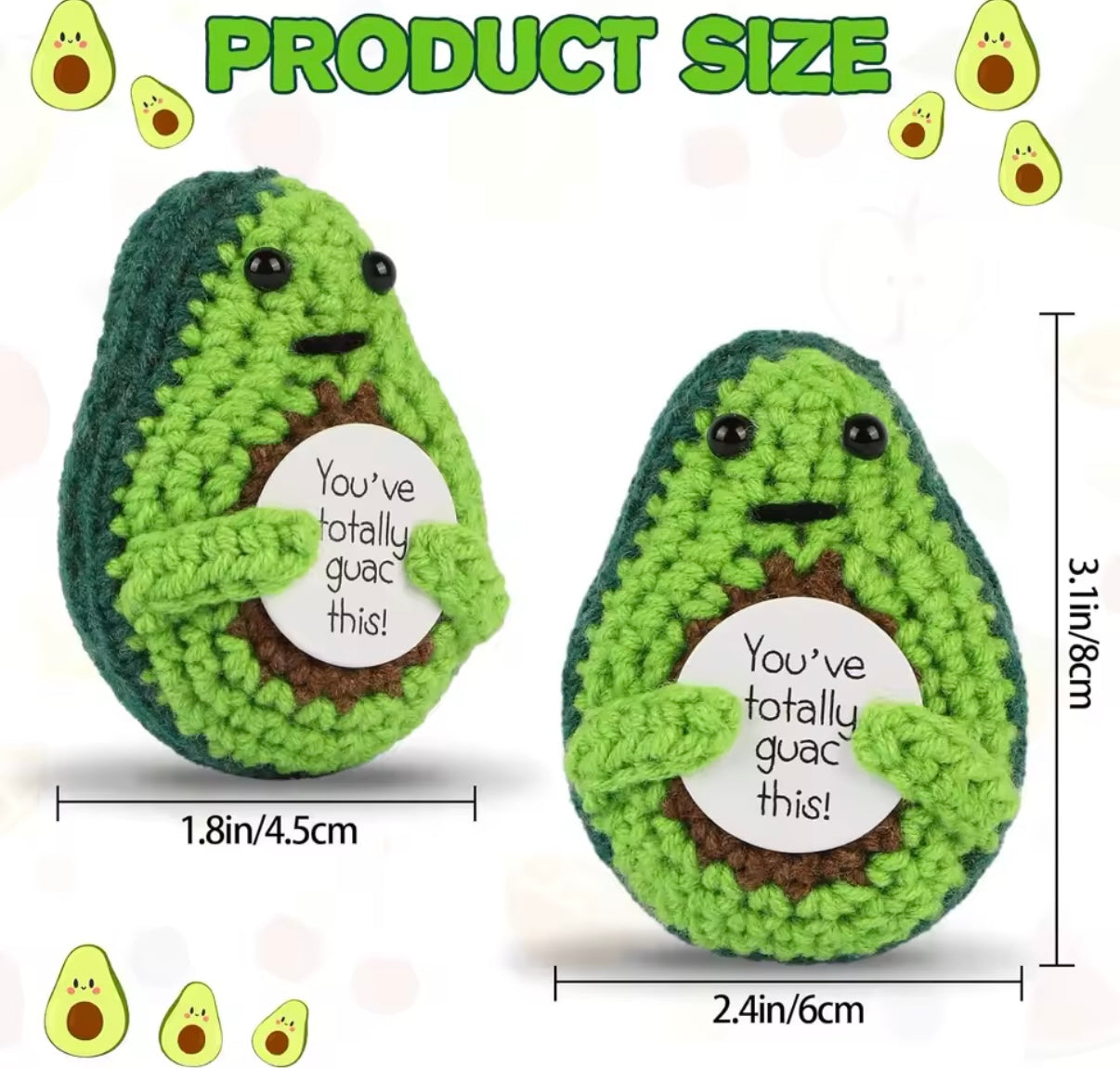 Avocado Knit Plush
